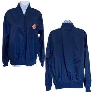 Vintage Starter Official NFL Chicago Bears Windbreaker Side Zip Jacket Size M